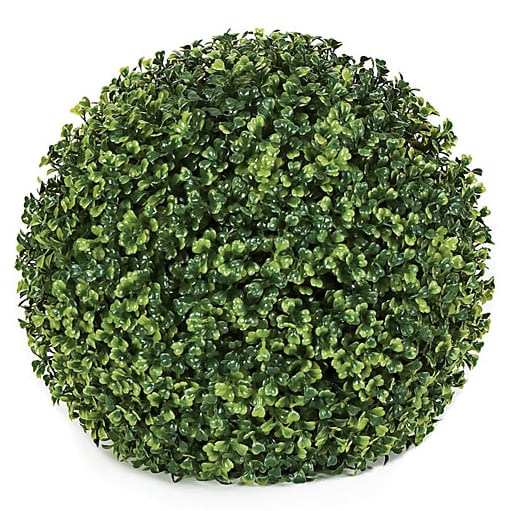 12" UV-Proof Outdoor Artificial Boxwood Topiary Ball -Green (pack of 6) - A117013