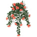 30" UV-Proof Outdoor Artificial Impatiens Flower Bush -Coral (pack of 4) - A12051-0CO