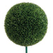 19" UV-Resistant Outdoor Artificial Tea Leaf Ball-Shaped Topiary w/10" Pole -Green (pack of 2) - AAT531-GR