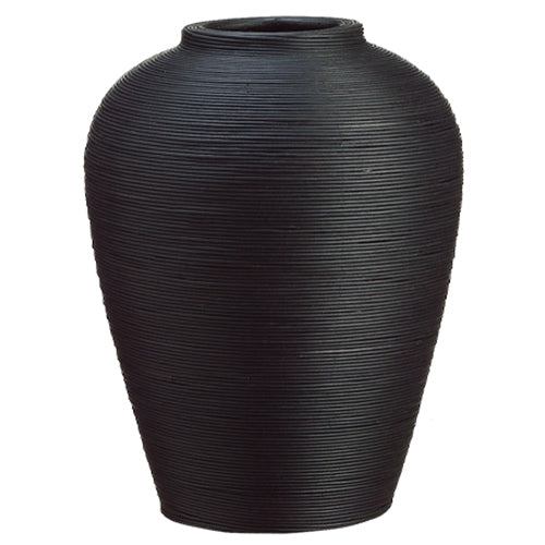 17.75"Hx13.75"W Bamboo Vase Container -Black (pack of 2) - ACB975-BK