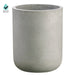 12"Hx9.75"W Fiber Cement Cylinder Planter -Beige - ACE033-BE