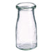 4.5" Mini Milk Glass Bottle -Clear (pack of 12) - ACG421-CW