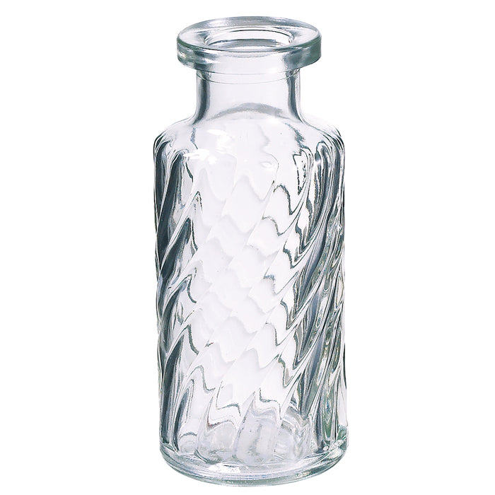 5.5" Perfume Cylinder Glass Bottle -Clear (pack of 12) - ACG425-CW