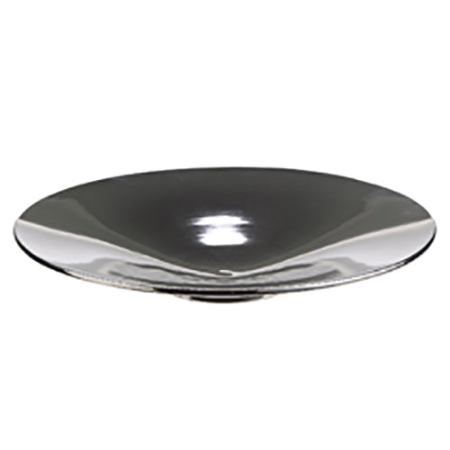 3"Hx16"W Ceramic Round Plate Container -Silver (pack of 2) - ACR024-SI