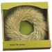 16.9" Preserved Wheat Hanging Wreath -Natural (pack of 2) - APS745-NA