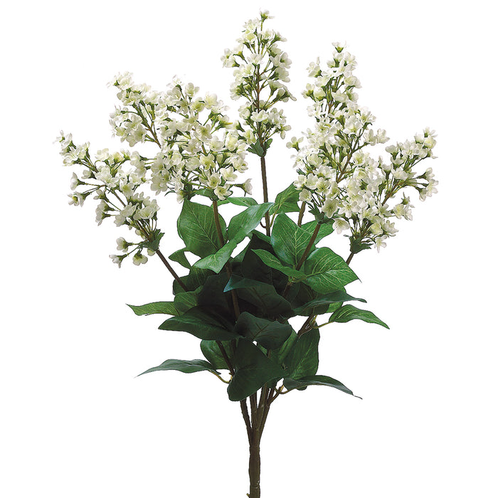 23" Silk Bouvardia Flower Bush -Cream (pack of 12) - FBB320-CR