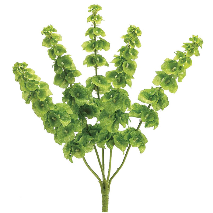 21" Silk Bells Of Ireland Flower Bush -Green (pack of 12) - FBB414-GR