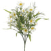 20" Silk Mixed Daisy Flower Bush -White (pack of 12) - FBD917-WH