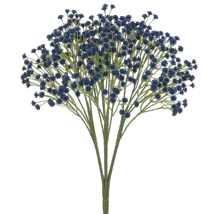 15" Gypsophila Baby's Breath Silk Flower Bush -Blue/Royal (pack of 24) - FBG483-BL/RY