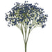15" Gypsophila Baby's Breath Silk Flower Bush -Blue/Royal (pack of 24) - FBG483-BL/RY