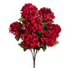 25" Silk Garden Hydrangea Flower Bush -Burgundy (pack of 12) - FBH108-BU