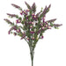 24" Heather & Wild Flower Mixed Silk Flower Bush -Purple (pack of 12) - FBH197-PU