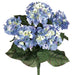 22" Silk Hydrangea Flower Bush -Blue (pack of 6) - FBH335-BL