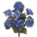 22" Silk Garden Hydrangea Flower Bush -Helio (pack of 6) - FBH354-HE