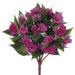 13.5" Silk New Guinea Impatiens Flower Bush -Fuchsia (pack of 6) - FBI633-FU
