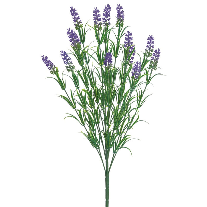 21" Silk Lavender Flower Bush -Lavender (pack of 24) - FBL003-LV