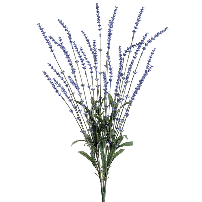 23" Silk Lavender Flower Bush -Blue (pack of 12) - FBL135-BL
