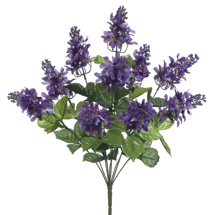 20.5" Lilac Silk Flower Bush -Lilac (pack of 12) - FBL178-LL