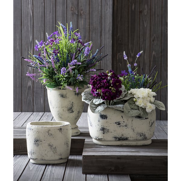 15.5" Silk Lavender Flower Bush -Purple (pack of 12) - FBL233-PU