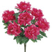 19" Peony Silk Flower Bush -Pink (pack of 12) - FBP167-PK