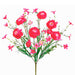 14" Silk Ranunculus Flower Bush -Beauty (pack of 12) - FBR014-BT