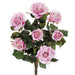 21.5" Silk Confetti Rose Flower Bush -2 Tone Pink (pack of 6) - FBR054-PK/TT
