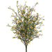 20" Silk Plastic Wild Starflower Flower Bush -Yellow (pack of 12) - FBS130-YE