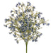 19" Silk Waxflower Flower Bush -Light Blue (pack of 12) - FBW804-BL/LT