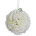 8" Silk Rose Kissing Flower Ball -Cream (pack of 4) - FFR408-CR