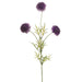 29" Silk Berry Allium Flower Spray -2 Tone Purple (pack of 12) - FSA453-PU/TT