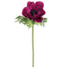 17" Silk Anemone Flower Spray -Orchid (pack of 12) - FSA801-OC