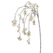 58" Silk Cherry Blossom Hanging Flower Spray -Cream (pack of 6) - FSB307-CR