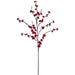 50" Artificial Plum Blossom Flower Spray -Red (pack of 6) - FSB319-RE