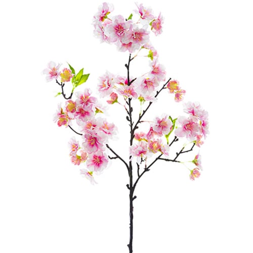 18" Silk Cherry Blossom Flower Spray -Pink (pack of 12) - FSB320-PK