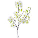 18" Silk Cherry Blossom Flower Spray -White (pack of 12) - FSB320-WH