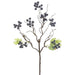 22" Artificial Berry Spray -Blue/Gray (pack of 12) - FSB375-BL/GY