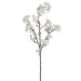 35" Silk Apple Blossom Flower Spray -White/Cream (pack of 6) - FSB481-WH/CR