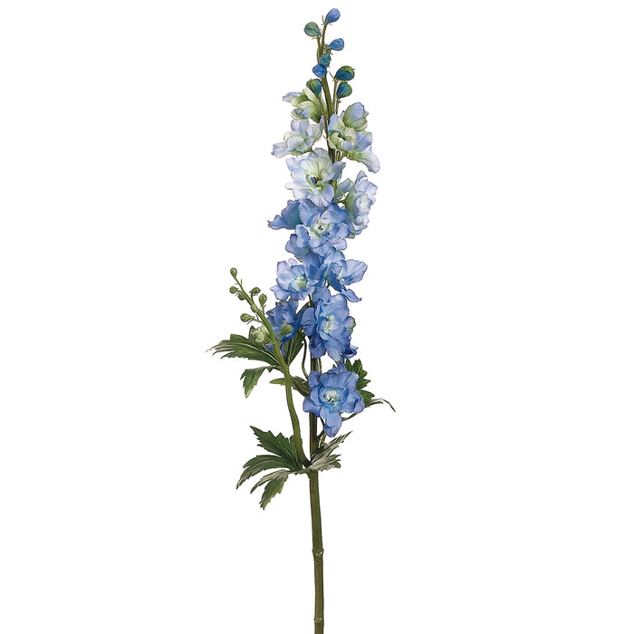 35" Silk Delphinium Flower Spray -Delphinium Blue (pack of 12) - FSD317-BL/DL
