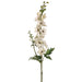 35" Silk Delphinium Flower Spray -Cream (pack of 12) - FSD317-CR