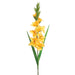 36.5" Silk Gladiolus Flower Spray -Yellow (pack of 12) - FSD624-YE