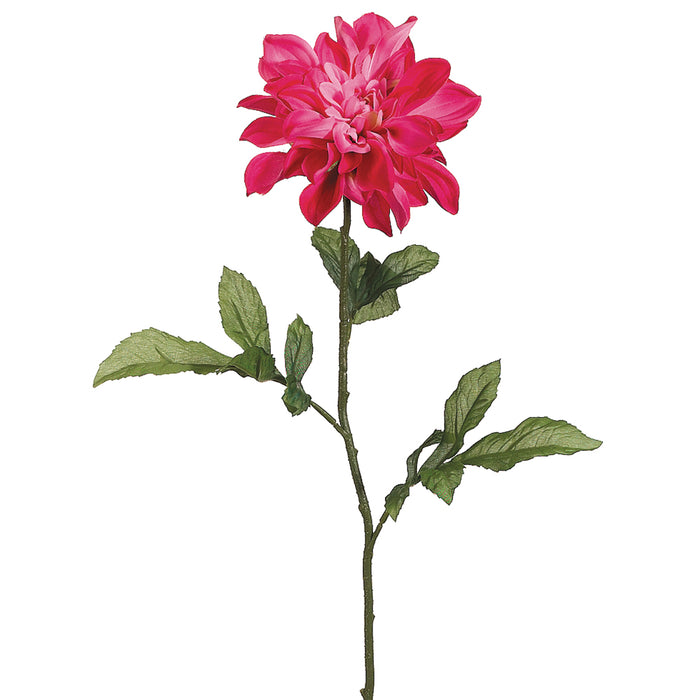 29" Silk Dahlia Flower Spray -2 Tone Cerise (pack of 12) - FSD857-CE/TT