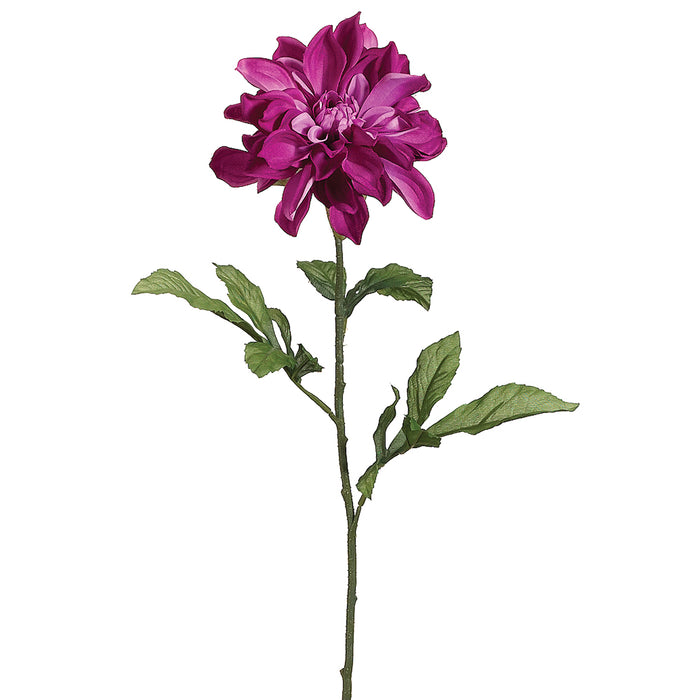 29" Silk Dahlia Flower Spray -Violet (pack of 12) - FSD857-VI