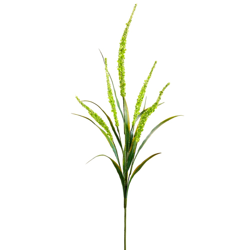 25" Artificial Foxtail Flower Stem -Green (pack of 12) - FSF167-GR