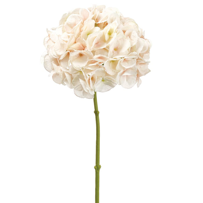 19" Hydrangea Silk Flower Stem -Soft Pink (pack of 12) - FSH233-PK/SO