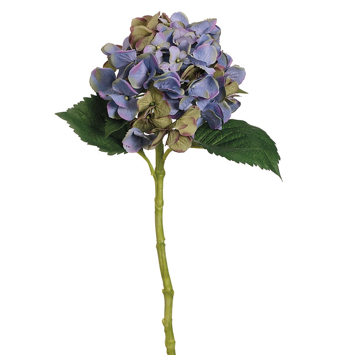 19" Silk Large Hydrangea Flower Spray -Blue/Lavender (pack of 12) - FSH361-BL/LV