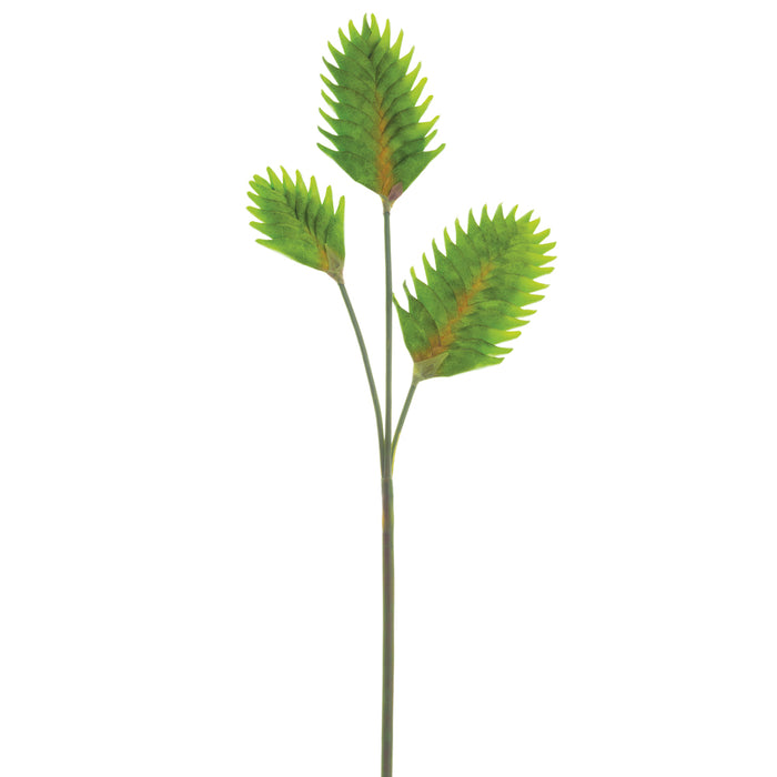 36.5" Heliconia Silk Flower Stem -Green (pack of 12) - FSH700-GR