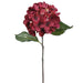26.5" Silk Hydrangea Flower Spray -Burgundy (pack of 12) - FSH701-BU