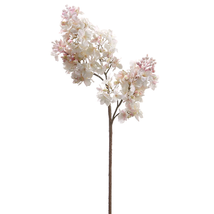 25" Silk Lilac Flower Spray -Pink/Cream (pack of 12) - FSL035-PK/CR