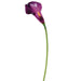 15" Silk Mini Calla Lily Flower Spray -Eggplant (pack of 12) - FSL070-EP