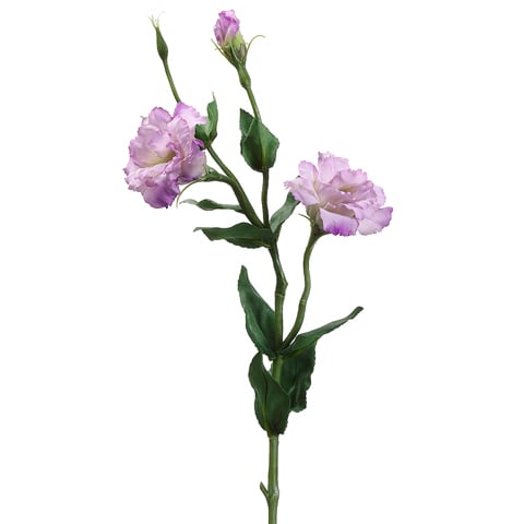 25" Silk Lisianthus Flower Spray -2 Tone Lilac (pack of 12) - FSL316-LL/TT
